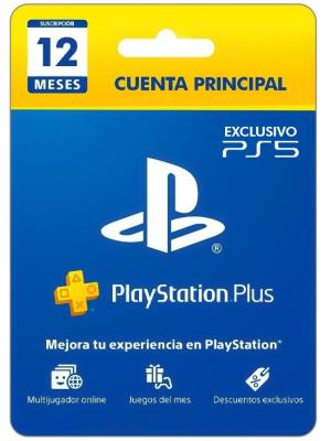 PSN PLUS 12 MESES CUENTA PRINCIPAL PS5