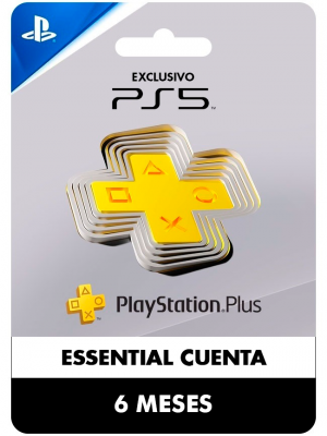 PSN PLUS ESSENTIAL 6 MESES CUENTA PRINCIPAL PS5 