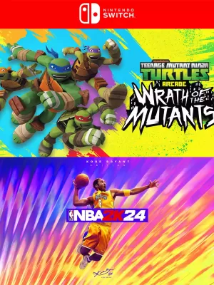 Teenage Mutant Ninja Turtles Arcade: Wrath of the Mutants mas NBA 2K24 Kobe Bryant Edition   - Nintendo Switch